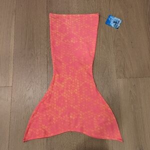 Reel Legends Pink and Orange Mermaid Tail Swim Cover Up